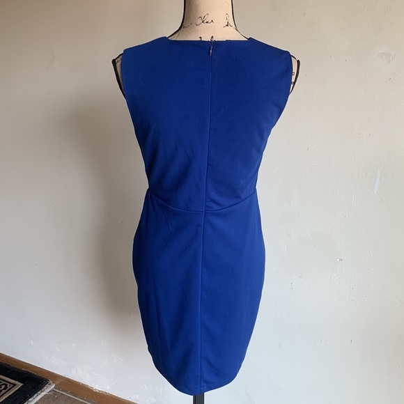 Gracia Royal Blue Shift Dress Size Medium NWT - Picture 8 of 12